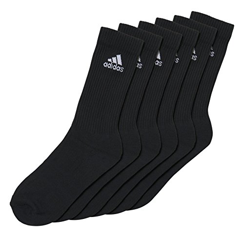 adidas Unisex Socken 3-Streifen Crew, 6er-Pack