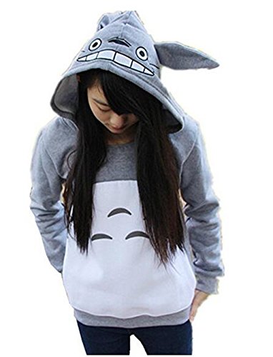 hqclothingbox Cartoon Anime Totoro Casual Hoody Sweatshirt for Teens