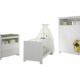 trendteam Babyzimmer 3-teiliges Komplett Set Olivia in Weiß  mit viel Stauraum und pflegeleichten Oberflächen