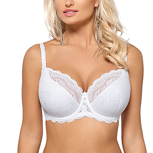 Ava 925 Bügel BH Damen Unterwäsche Dessous Spitze Geblümt Regulierbar Top Qualität Setteil