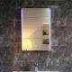 Badezimmerspiegel Badspiegel Wandspiegel LED beleuchtet GS112 mit Touch-Schalter kaltweiß IP44