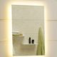 Badspiegel LED Spiegel GS084N mit Beleuchtung durch satinierte Lichtflächen Badezimmerspiegel