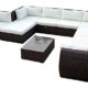 Baidani XXXL Rattan Lounge-Garnitur Extreme, 31-teilig