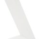 Beistelltisch Z White, hoher, schmaler Telefontisch, moderner Designcouchtisch, Nachttische, weiß Hochglanz, (H/B/T) 55x30x20cm