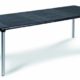 Best 49351650 Ausziehtisch Tavolo 160/220 x 100 x 73 cm, silber / anthrazit