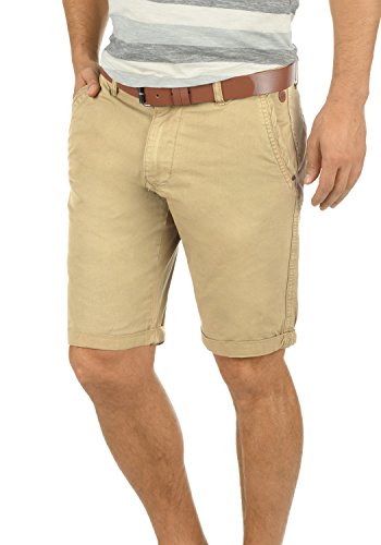 Blend Clemens Herren Chino Shorts Bermuda Kurze Hose Mit Gürtel aus 100% Baumwolle Regular Fit