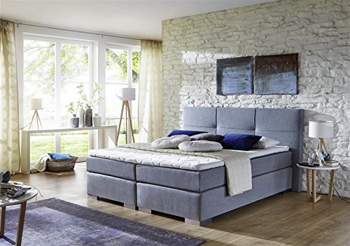 Breckle Boxspringbett 140 x 200 cm Cinderella Box mit Stauraum 500 Hollanda 1000 Gel Topper Gel Comfort