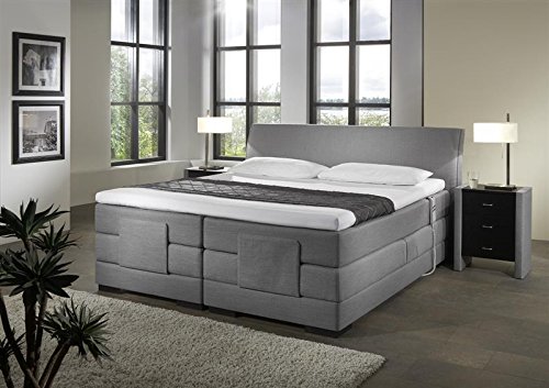 Breckle Boxspringbett 200 x 200 cm Napoli Born Miodormio TFK 500 Formschaummatratze My Balance 20 Topper Visco Standard