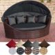 CLP Poly-Rattan Sonneninsel CANCUN mit Baldachin, Gartenmuschel, Strandkorb, Sonnendach,