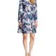 Closet Damen Kleid Floral V Neck Long Sleeve