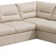 Cotta C060660 H368 Polsterecke 2er Ottomane, mit Bettfunktion und Bettkasten, Kunstleder, 268 x 216 cm, beige