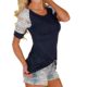 Damen T-shirt Spitze Ärmel, Sunday Damen Mode Frauen Sommer Bluse Casual Tops Spitze T-Shirt T Kurzarm Mode Shirt