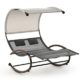 Design Schaukelliege Sonnenliege Garten Liege Relaxliege Lounge Doppelliege Bett Sonneninsel