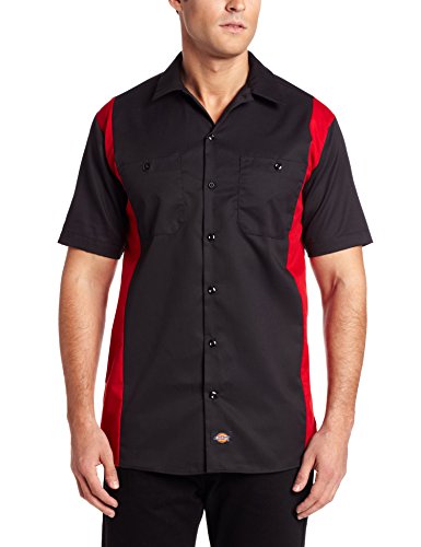 Dickies Herren, Slim Fit, Freizeithemd, Two Tone Work,