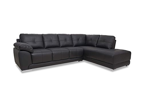 Ecksofa CATIE in schwarz Couch Sofa Couchgarnitur