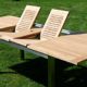 Edelstahl Teak Ausziehtisch 160/220x90 cm Gartentisch Holztisch Esstisch Tisch massive Ausführung A-Grade Teakholz KUBA Modell: KUBA von AS-S