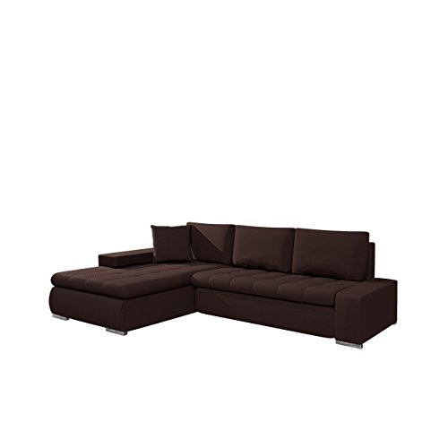 Elegante Sofa Orkan Mini SALE, Ausverkauf, Eckcouch mit Schlaffunktion und Bettfunktion, Ecksofa mit Bettkasten, Couch L-Sofa Große Farbauswahl, Beste Qualität