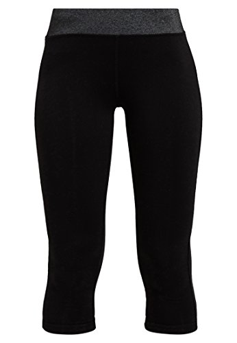 Even&Odd 3/4 Sport Leggings mit Flachnähten für Damen - Trainings Tights atmungsaktiv - Sporthose schnelltrocknend für Fitness, Yoga & Pilates