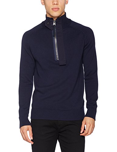 G-STAR RAW Herren Pullover Empral 1/2 Zip Knit L/S