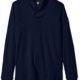 G-Star Raw Men's poult Shawl Collar Pullover, Imperial Blue/Black, Medium