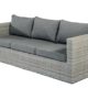 Gartenmöbel Gartensofa Loungesofa ILLIAS Polyrattan 3-Sitzer