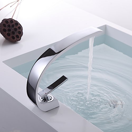 Gimili Wasserhahn Bad Weiß Badezimmer Armatur Amaturen Badezimmer für Waschbecken Waschtischarmatur