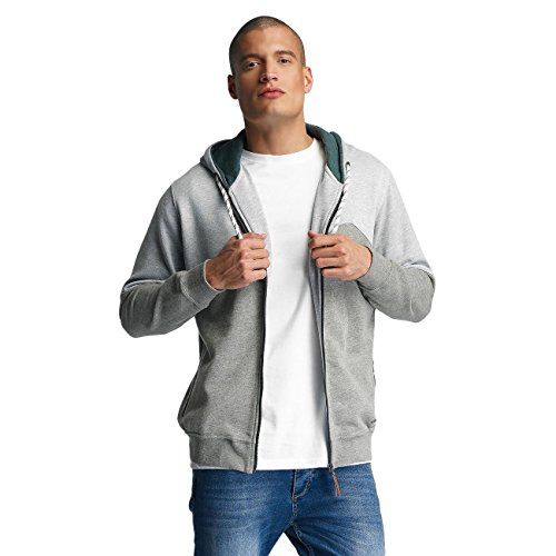 JUST RHYSE Palo Verde Hoodie Herren Pullover Kapuze Seitentaschen Männer Sweatshirt Zip Jacke Grau Grün Hellgrau DefShop S M L XL XXL