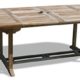 KMH®, 2-fach ausziehbarer Teak Gartentisch (Ausziehbar: 180 - 230 - 280 cm x 100 cm) (#102091)