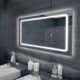 KROLLMANN Kosmetik-/ Badspiegel mit LED Beleuchtung & Touch Sensor in verschiedenen Größen