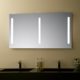 KROLLMANN Wandspiegel Badspiegel mit LED Beleuchtung Touch Sensor 70x50 cm
