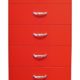 Kommode Malibu 5115 60 x 111 cm in rot Sideboard von Tenzo