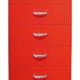 Kommode Malibu 5115 60 x 111 cm in rot Sideboard von Tenzo
