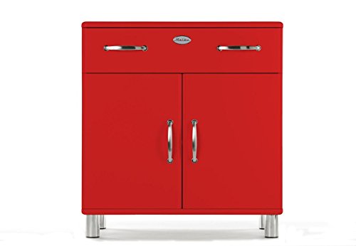 Kommode Malibu 5127 mit 2 Türen / 1 Schublade in rot Sideboard von Tenzo