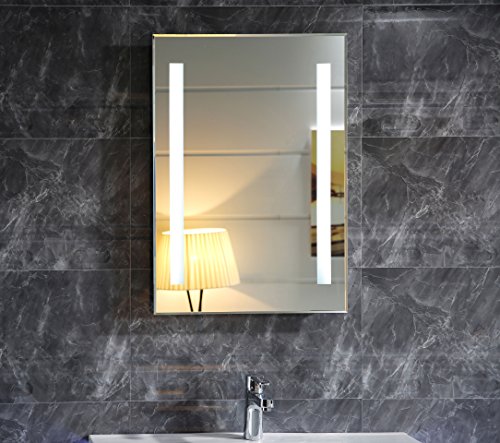 LED-Beleuchtung Badspiegel Badezimmerspiegel GS055N Lichtspiegel Wandspiegel Tageslichtweiß IP44