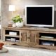 Massiv Holz Kolonialart Möbel Sheesham geölt TV-Board Palisander grau Massivmöbel grau LEEDS #48