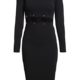 Missguided Damen Kleid Abendkleid Cocktailkleid Jerseykleid Schwarz Gr.38