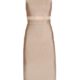 Missguided Premium-Bandage-Midikleid mit Mesh-Einsätzen in Nude GR. 38