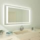 NJ2 M402L4 Badspiegel mit Beleuchtung: Design Spiegel für Badezimmer, beleuchtet mit LED-Licht, modern, 140 verschiedene Größen