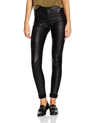 ONLY Damen Hose Onlnew Royal Reg Sk. Biker Coated Noos