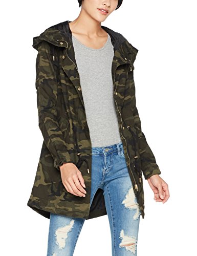 ONLY Damen Onlbecky Camo Canvas Parka Cc Otw