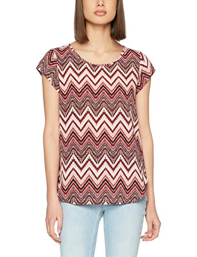 Only Damen Bluse Onlnova Lux S/S AOP Top Wvn