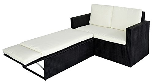 POLY-RATTAN Lounge Garten-Set Sofa Garnitur Gartenmöbel Couch