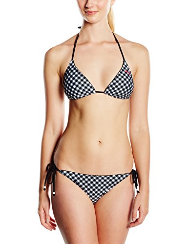 PUMA Damen Bikini Fun Check Stripe Triangle