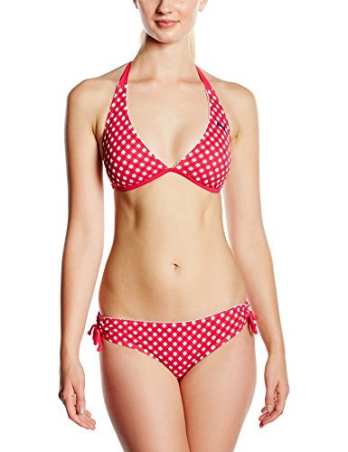 PUMA Damen Bikini Fun Stripe Halterneck