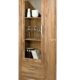 Quadrato - Vitrine INDO, Holz Sheesham natur, Maße: B 65 x H 185 x T 40 cm