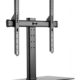 RICOO LCD TV Ständer Fernsehtisch Standfuss Glas Standfuß Halterung FS305 Fernsehstand LED Fernseher Stand Aufsatz Möbel Rack Universal | inkl. Kabelführung | bis max. 47 Zoll Fernseher