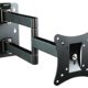 RICOO Monitorhalterung Monitor Wandhalterung TV Schwenkbar Neigbar S2911 Fernseher Wand Halterung Schwenkarm PC Computer Curved Bildschirm Wandhalter 38-76 cm 13"-29" Zoll VESA 75x75 100x100 / Schwarz