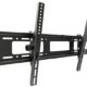 RICOO Wandhalterung TV Neigbar Fernseher Halterung R07 Universal Fernsehhalterung Flach LCD Wandhalter Halter Curved 4K OLED Flachbildfernseher 76cm/30"-165cm/65" Zoll VESA 400x400 600x400 / Schwarz