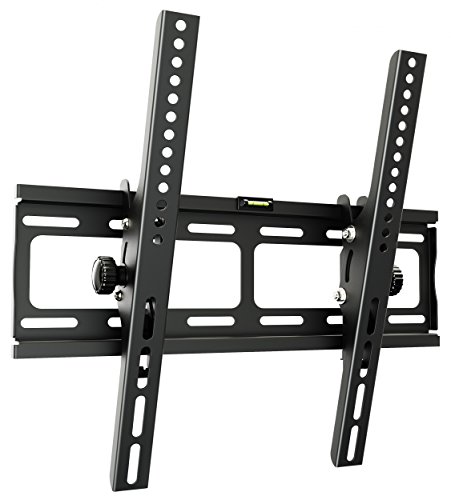 RICOO Wandhalterung TV Neigbar Fernseher Halterung R09 Universal Wandhalter LCD Fernsehhalterung Halter Flachbildfernseher 76-165 cm/ 30"-65" Zoll / VESA 200x200 400x400 / Schwarz