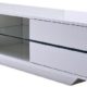 Robas Lund, Lowboard, Fernsehtisch, TV-Schrank, Blues, MDF/Hochglanz, 40 x 160 x 36 cm, 59075W14